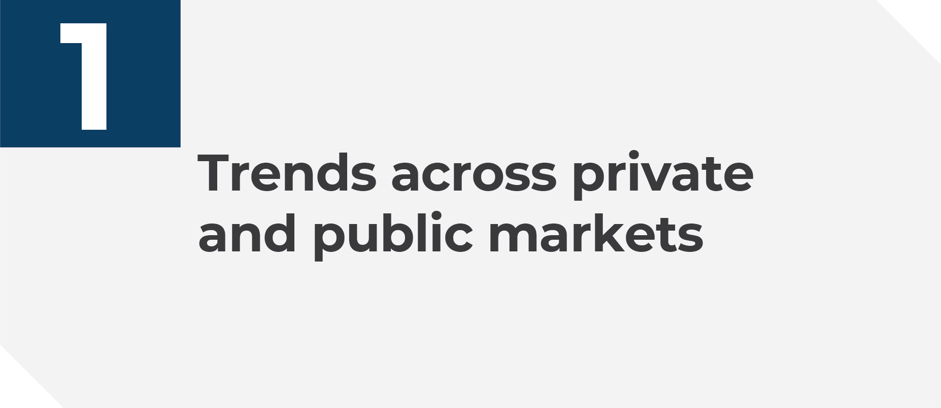 -Top trends across private and public markets, as well as Investor Relations